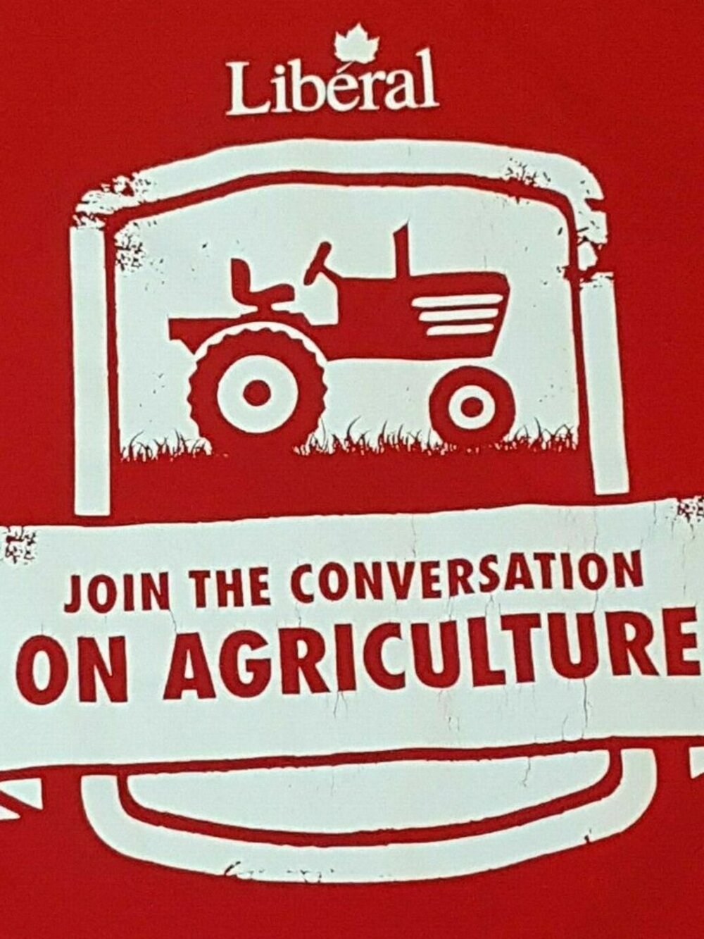 Canadian Farming T-Shirt Agriculture Politics Liberal Party Canada Large